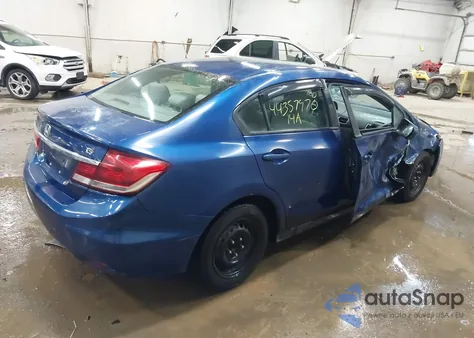 2014 Honda Civic Lx из США, поврежденный, VIN 19XFB2F54EE200932